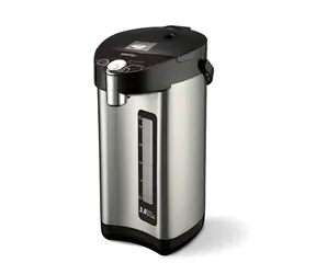 Maestro MR-081 Edelstahl, schwarz / Wasserkocher / 750 W / 4,5 l / Temperaturregelung / Drehfuß