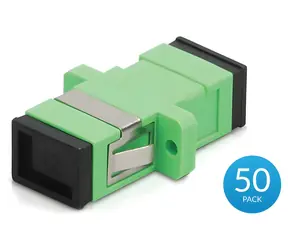 Ubiquiti Fiber APC Adapter / Optischer Adapter / SC / APC / Singlemode / 50 Stück