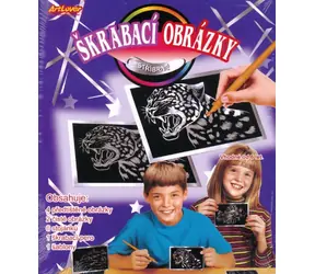 ARTLOVER Rubbelbilder silber / 6er-Set / ab 6 Jahren