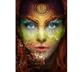 GRAPHICS Puzzle Natur - Frau / 1000 Teile / 47,8 × 69 cm