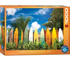 EUROGRAPHICS Puzzle Surfer's Paradise / 1000 Teile / 67,6 × 48,9 cm