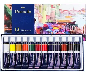 Finenolo Aquarellfarben in Tuben / Farbset / 12 Stück / 12 ml
