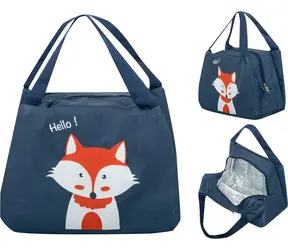 KIK Thermotasche für Lebensmittel, Fuchsblau / Thermotasche für Lebensmittel / 21,5 × 14,5 × 15,5 cm