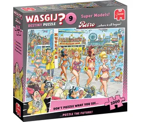 Jumbo-Puzzle WASGIJ Retro Destiny 9: Supermodelle! / 1000 Teile / ab 15 Jahren
