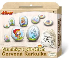 ARTLOVER Kreatives Set: Steine mit einer Geschichte - Rotkäppchen / ab 6 Jahren