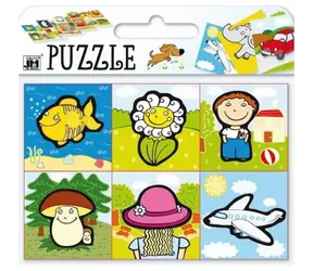JIRI MODELS Puzzle: Was gehört wohin? / große Teile / für die Kleinen
