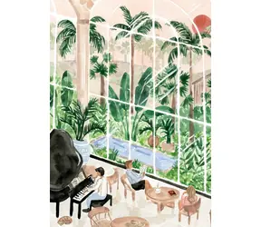PIECES & PEACE Puzzle Haupthalle des Resorts / 500 Teile / 34,2 x 47,8 cm