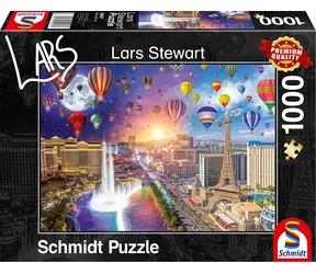 Schmidt Puzzle Tag und Nacht: Las Vegas / 1000 Teile / ab 12 Jahren