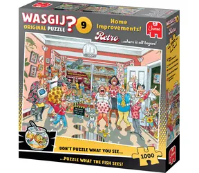 Jumbo-Puzzle WASGIJ Retro Original 9: Heimwerken! / 1000 Teile / ab 15 Jahren