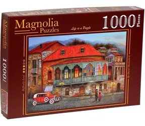 MAGNOLIA Puzzle Straßen der Altstadt von Tiflis / 1000 Teile / 68 x 48 cm