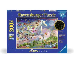 Ravensburger Leuchtendes Puzzle Schmetterling-Einhorn XXL / 200 Teile / ab 8 Jahren