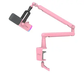 FIFINE TAM8 pink / Desktop-Mikrofon / dynamisch / USB / XLR / RGB
