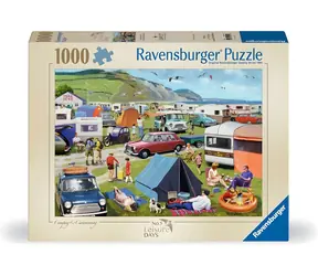 Ravensburger Puzzle Freizeittage Nr. 5: Camping und Caravaning / 1000 Teile / 70 x 50 cm