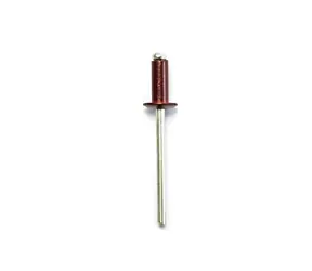 Haushaltsnieten, Aluminium-Stahl, Rundkopf, farbig, 4 x 10 mm / Nieten / 50 Stück
