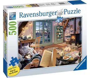 Ravensburger Puzzle Cozy Haven XXL / 500 Teile / große Teile