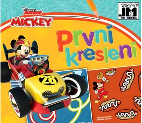 JIRI MODELS Meine erste Zeichnung: Mickey und die Rennfahrer / Zeichnen und Nachzeichnen / 12 Seiten / 4 Seiten mit Übungen