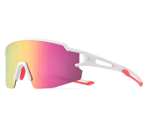 Rockbros Kinder-Radbrille, weiß / Brille / Polarisiert / UV400-Schutz