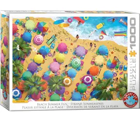 EUROGRAPHICS Puzzle „Spaß am Strand“ / 1000 Teile / 68 × 48 cm