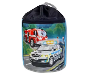 Emipo Rucksack SOS 34x23 cm / Rucksack / rund / Reißverschlusstasche / Kordelzug
