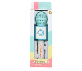 Orion Mikrofon blau / Kindermikrofon / 24 x 6 cm / 3 x AA-Batterien