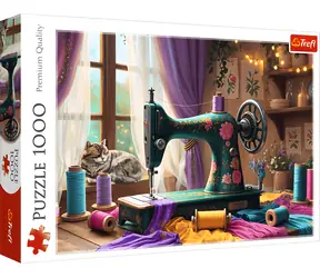 Trefl Puzzle Meine Nähwerkstatt / 1000 Teile / 68,3 x 48 cm