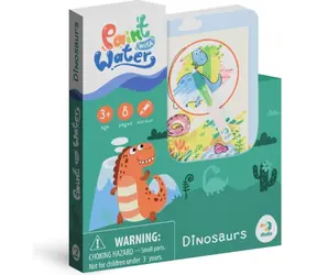 DODO Wassermalerei Dinosaurier / Malbücher mit Wasserfarben / 16 x 11,5 cm