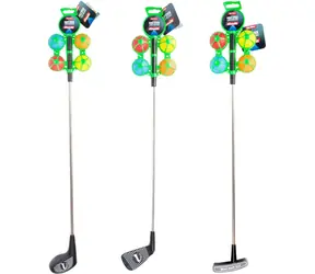 Kindergolfset, verschiedene Farben / Golfset / Schläger 60 cm / 4 Bälle
