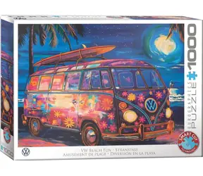 EUROGRAPHICS Puzzle VW Strandspaß / 1000 Teile / 68 x 48 cm