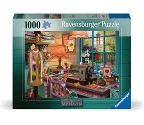 Ravensburger Puzzle Mein Paradies Nr. 4: Näh-Ecke / 1000 Teile / 70x50 cm