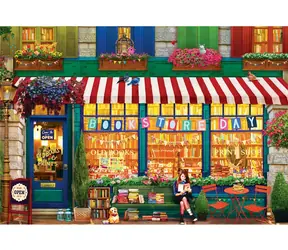EUROGRAPHICS Puzzle Alte Buchhandlung / 2000 Teile / 99,7 × 67,6 cm