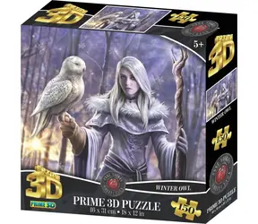 Prime 3D-Puzzle Wintereule / 3D-Effekt / 150 Teile