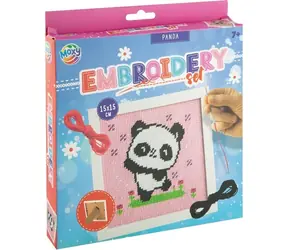 MOXY Kreuzstich Panda / Stickset / ab 7 Jahren