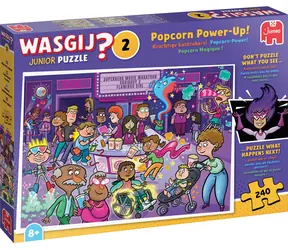 Jumbo-Puzzle WASGIJ Junior 2: Popcorn-Bonus! / 240 Teile / ab 8 Jahren