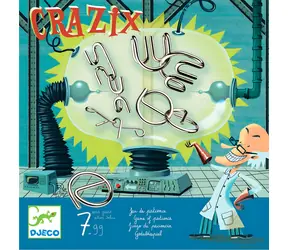 DJECO Crazix Puzzles / Set aus Metallpuzzles / 6-teilig / bebilderte Anleitung