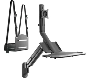 Maclean MC-838 / Wandhalterung für Monitor und Tastatur / 17-32"