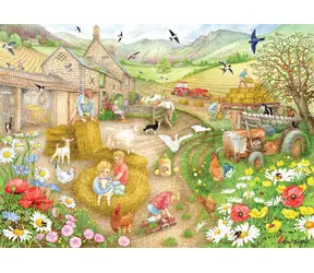 FALCON Puzzle Heuernte / 1000 Teile / 68 x 49 cm