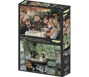 GRAPHICS Puzzle Frühstück der Ruderer und La Grenouillre / 2x500 Teile / 47 × 34 cm