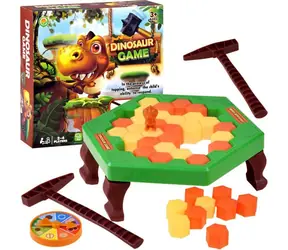 JOKOMISIADA Dinosaurierfalle / Brettspiel / 2 Hämmer und eine Dinosaurierfigur