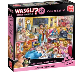 Jumbo-Puzzle WASGIJ Destiny 27: Latte Cafe! / 1000 Teile / ab 15 Jahren