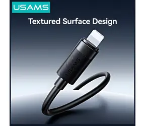 USAMS U94 schwarz / Datenkabel / USB-C - Lightning / 30 W / 1 m