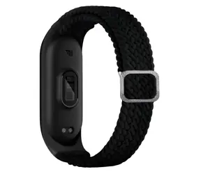 Beline Textilarmband für XIAOMI Mi Band 3 und 4, schwarz / Armband / Textil