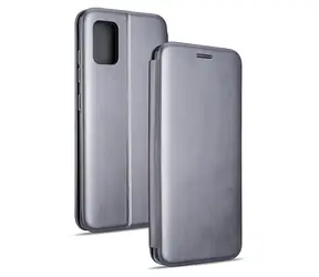 Beline Book Magnetic Samsung Galaxy A20s (SM-A207) silber / Buchhülle / Magnetverschluss