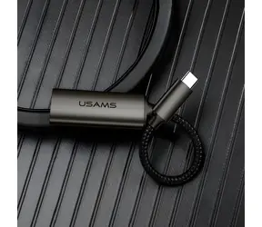 USAMS U22 SJ282 schwarz / Adapter / USB-C - HDMI / 4K / 0,15 m