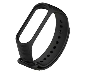 Beline Silikonarmband, schwarz, Version 2 / Armband / XIAOMI Mi Band 3/4 / Silikon