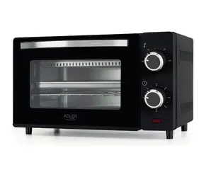 Adler AD 6032 schwarz / Elektrobackofen / 9 l