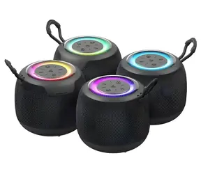 USAMS YX014 Yin Schwarz / Lautsprecher / Bluetooth 5.3 / 1200 mAh / RGB-Hintergrundbeleuchtung