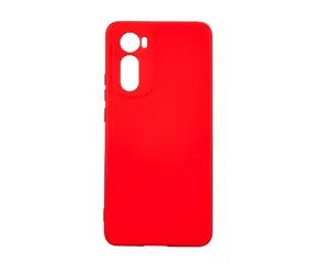 Beline Silikonhülle für Motorola Moto Edge 30 rot / Schutzhülle / Hartschalenetui / Silikon / Kabelloses Laden