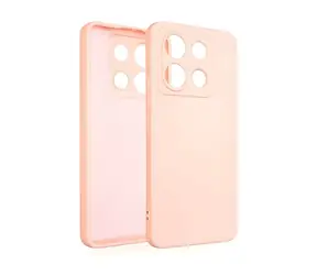 Beline Silikonhülle für POCO X6, Roségold / Rückseite / Silikon