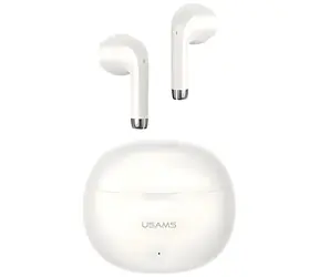 USAMS US-YO17 Rhymbo TWS beige / Kabellose In-Ear-Kopfhörer / Bluetooth 5.3 / 35 mAh + 400 mAh