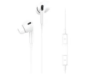 USAMS EP-41 Lightning White / Kopfhörer / Mit Mikrofon / In-Ear